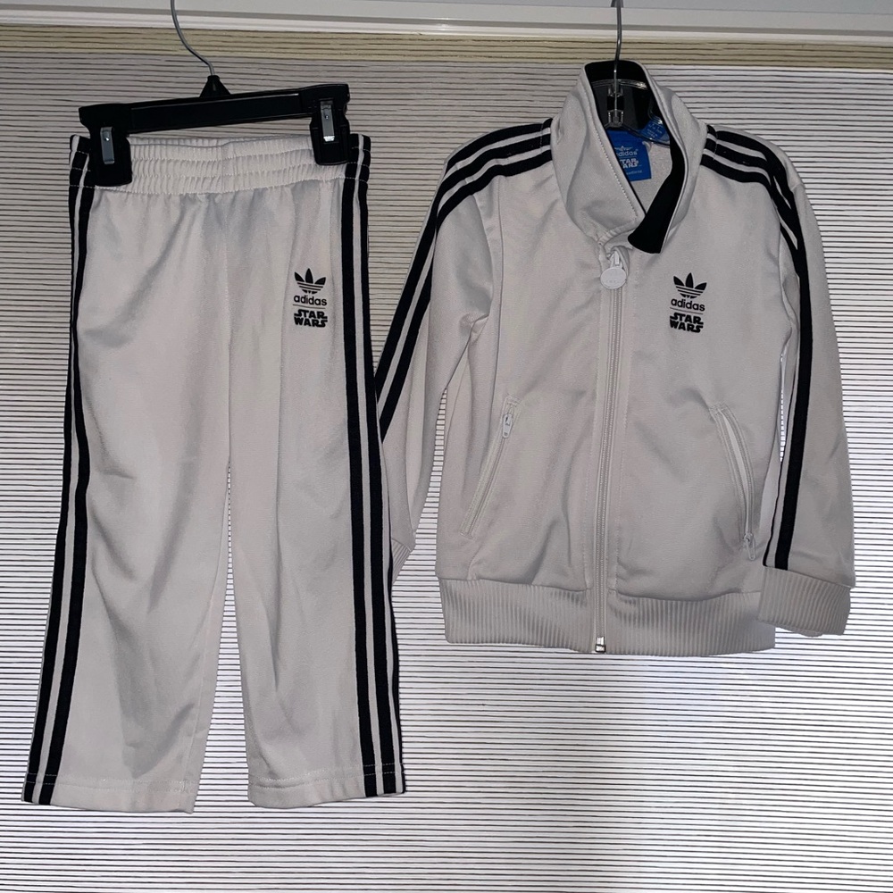 Adidas x Star Wars Kids Stormtrooper Track Suit 2T limited edition
